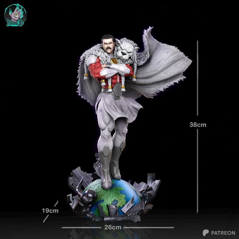 Imperial Fury - Colossal Powerful Tyrant Thragg Resin Figure 16K