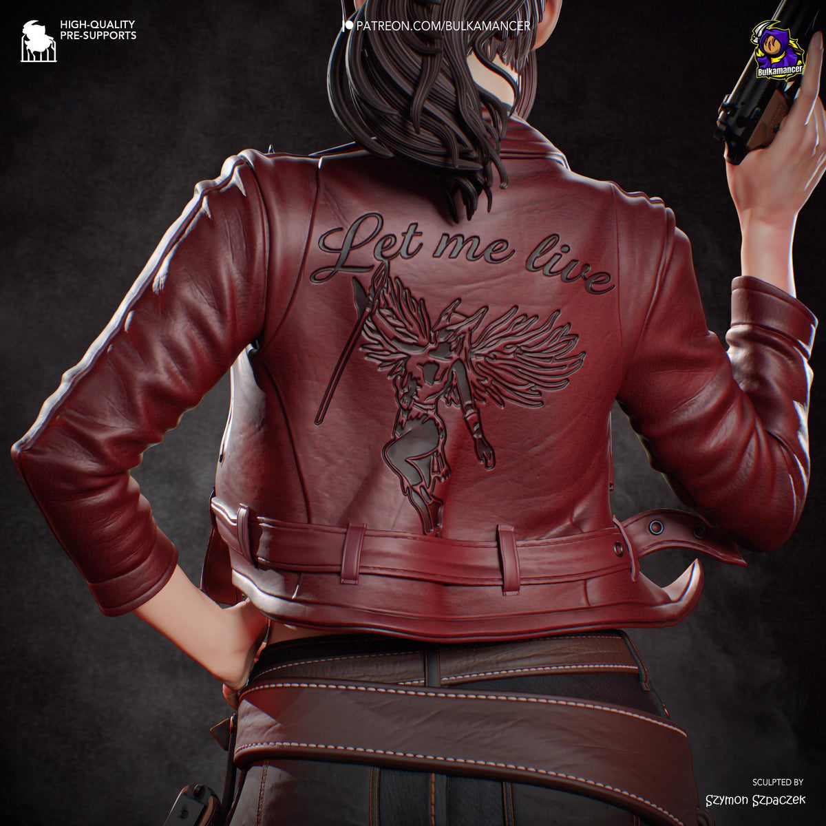 Last Responder - Resilient Horror Survivor Claire Redfield Resin Figure 16K
