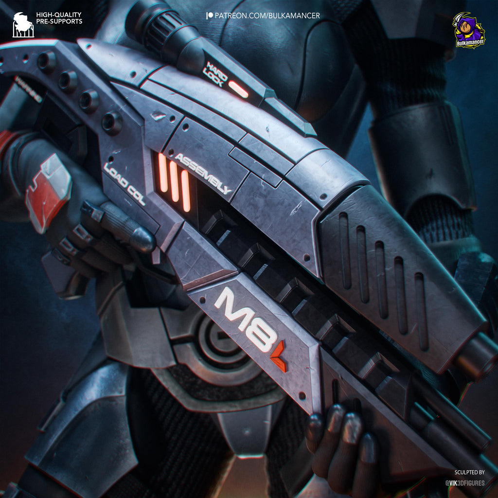 Stellar Legacy - Futuristic Sci-Fi Tactical Jane Shepard Resin Figure 16K