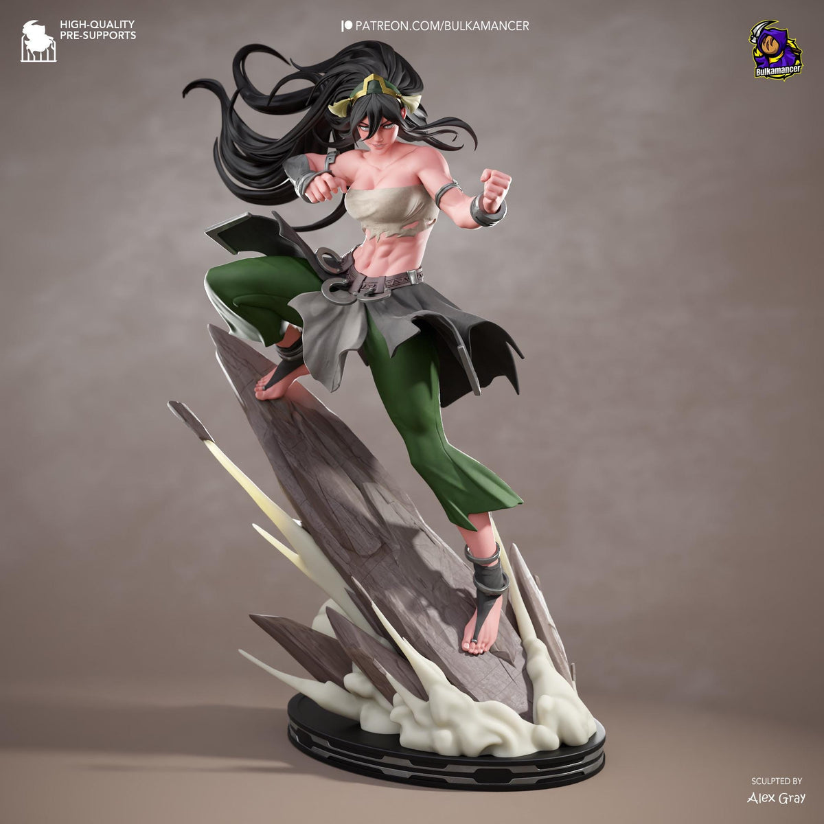 Earthshaker - Powerful Martial Earthbender Toph Resin Figure 16K