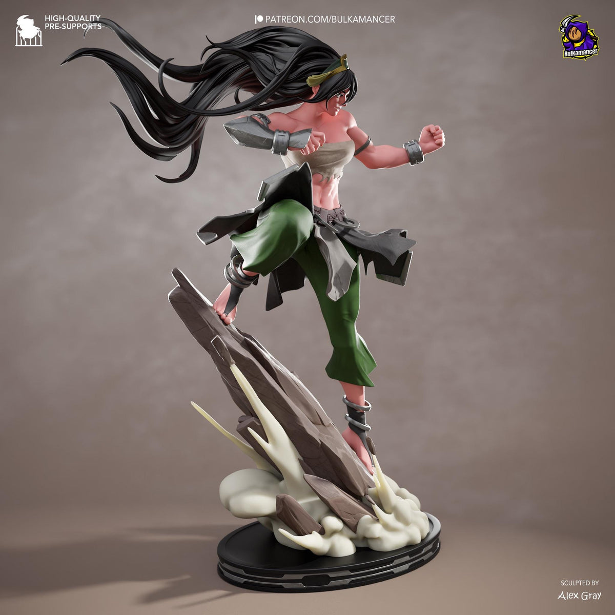 Earthshaker - Powerful Martial Earthbender Toph Resin Figure 16K