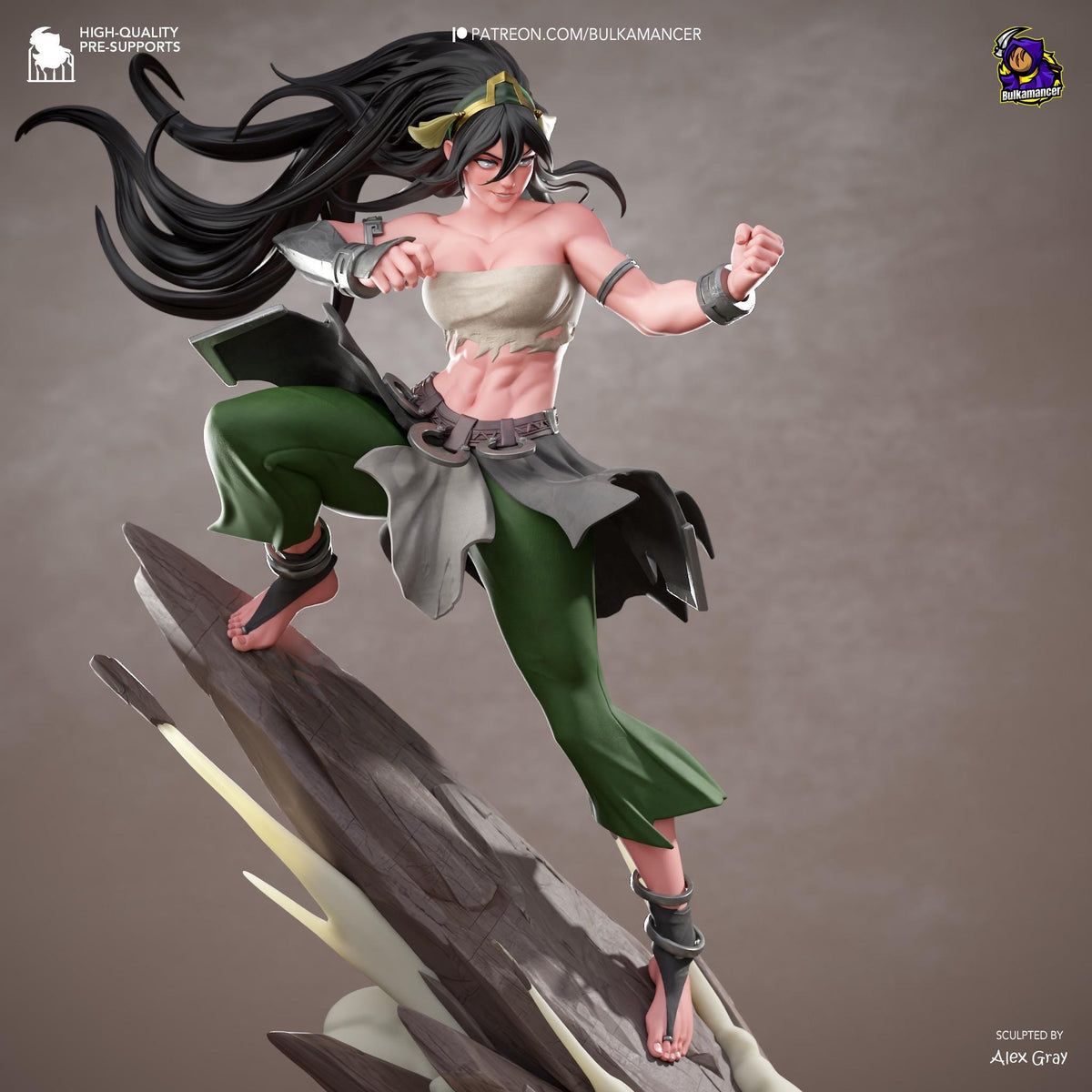 Earthshaker - Powerful Martial Earthbender Toph Resin Figure 16K
