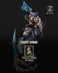 Static Surge - Electric Energetic Superhero Static Shock Resin Figure 16K